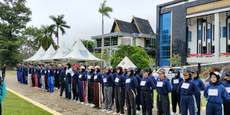 Sebanyak 56 Paskibraka Kota Jambi Jalani Latihan Persiapan Sambut HUT RI Ke-80