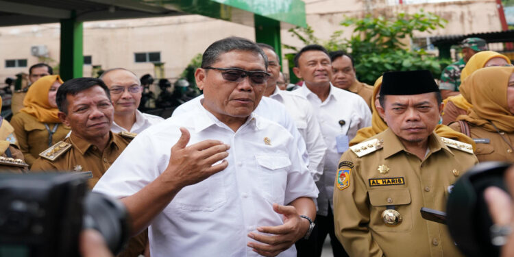 Kepala Staf Presiden Soroti Pergeseran Pilar Batas Wilayah Antara Kab. Muara Jambi dan Kab. Musi Banyuasin