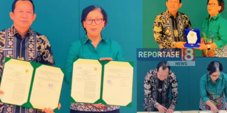 Bupati Muara Jambi BBS Resmi Tanda Tangan MoU Bersama Tanoto Foundation