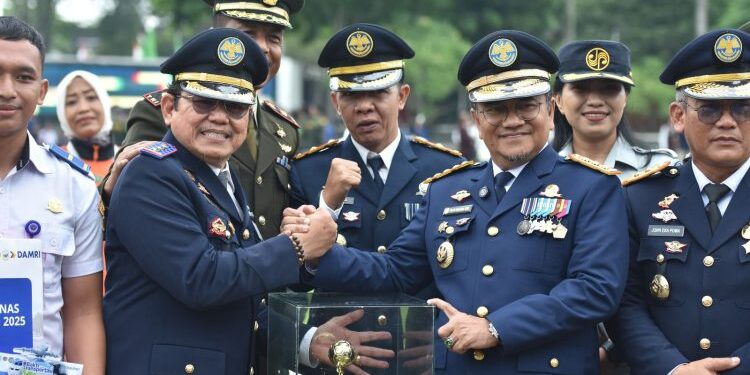 Peringati Harhubnas 2025 Walikota Jambi dr Maulana Bacakan Amanat Menhub RI