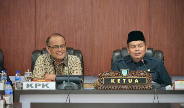 Dalam Rangka Upaya Pencegahan dan Pemberantasan Korupsi DPRD Kota Jambi Adakan Audensi Bersama KPK