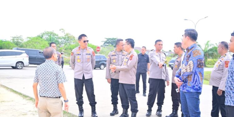 Kapolda Tinjau Lokasi Rencana Pembangunan Gerai Samsat Polres Muaro Jambi