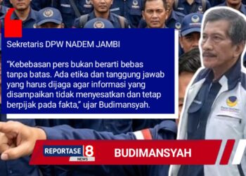 DPW Nasdem Jambi Turunkan Ratusan Anggota Gelar Aksi Damai Bentuk Protes Cover Majalah Tempo