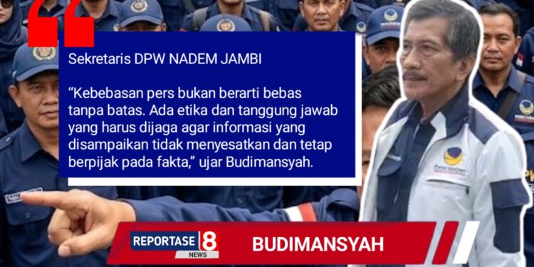 DPW Nasdem Jambi Turunkan Ratusan Anggota Gelar Aksi Damai Bentuk Protes Cover Majalah Tempo