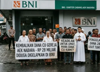 Gereja Aek Nabara Tuntut BNI Kembalikan Uang Jemaat Rp 28 M