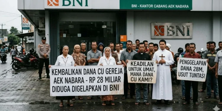Gereja Aek Nabara Tuntut BNI Kembalikan Uang Jemaat Rp 28 M