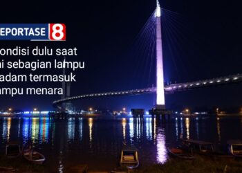 Penerangan Jembatan Gentala Arasy Sebagian Mati Total, Warga Pertanyakan Pengelolaan Pemprov Jambi