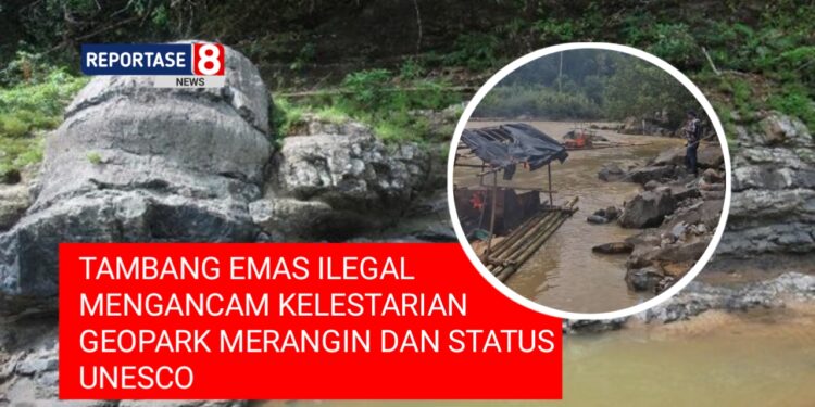Aktivitas PETI di Geopark Merangin Jadi Ancaman Serius bagi Status UNESCO