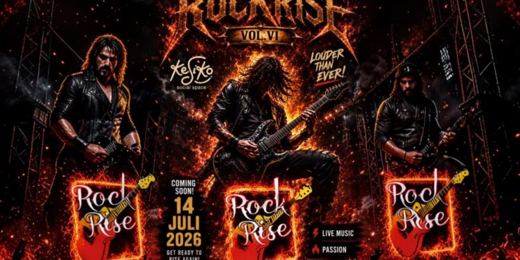 Persiapan Rampung, Rock Rise Vol VI Siap Digelar di Kesiko Sosial Space