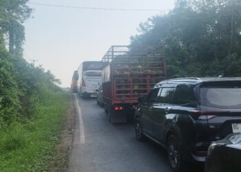 Kemacetan di Jalur Jambi–Palembang Mengular Hingga 2 Kilometer