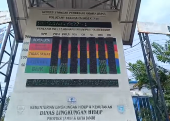 Kabut Asap di Kota Jambi Mulai Memprihatinkan dan Mengganggu Aktivitas Masyarakat