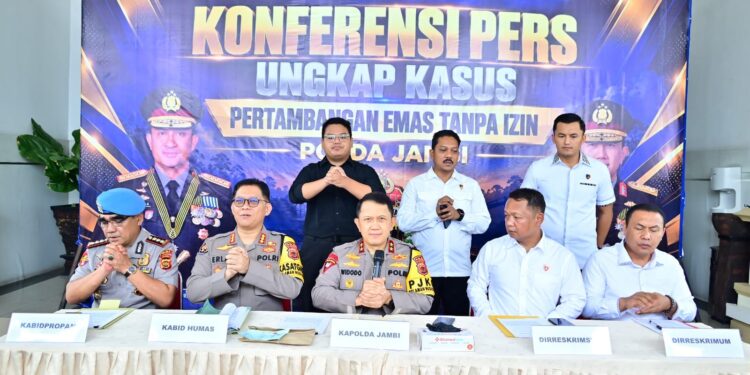 Kapolda Jambi Tegaskan Anggota Terlibat PETI dan Narkoba Bakal Ditindak Tegas